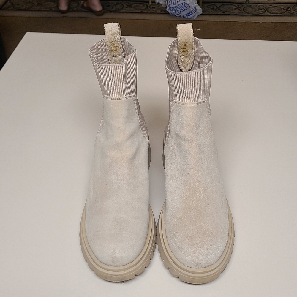 Steve Madden Holley Chunky block heel  Chelsea ankle boots size 10 - Picture 4 of 11